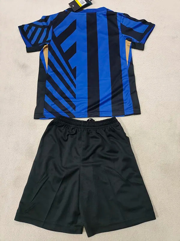 2024-25 Inter Home Kids Soccer Jersey Suit