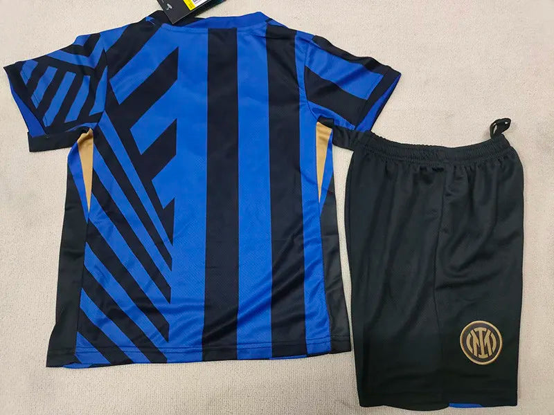 2024-25 Inter Home Kids Soccer Jersey Suit