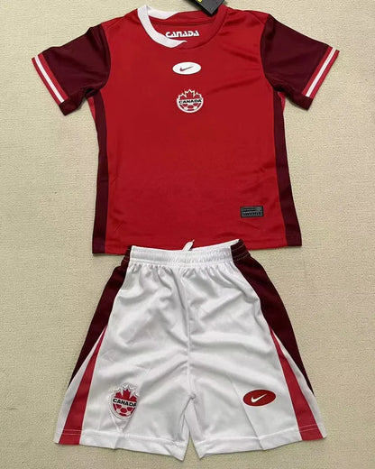 2024-25 Canada Home Kids Soccer Jersey