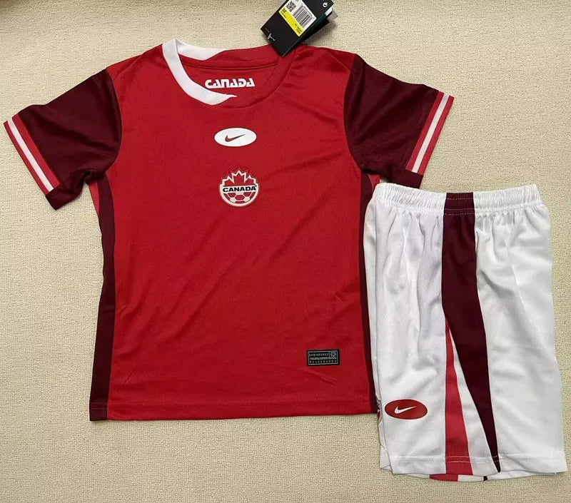 2024-25 Canada Home Kids Soccer Jersey