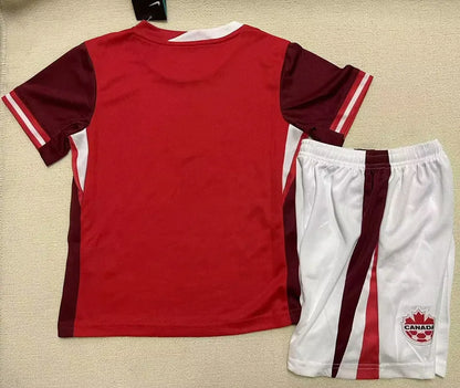 2024-25 Canada Home Kids Soccer Jersey