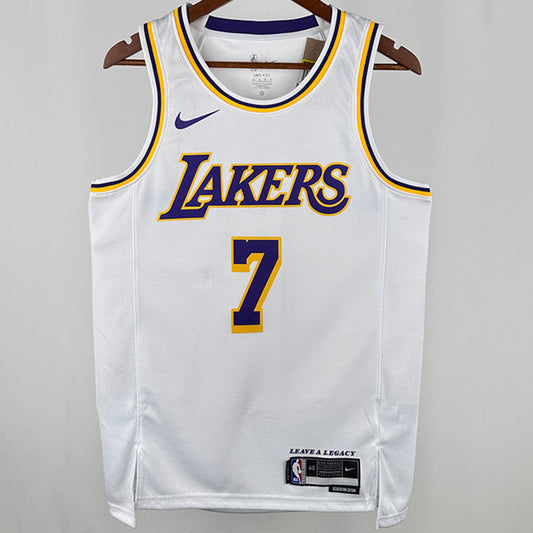 2025 Lakers ANTHONY #7 White NBA Jerseys