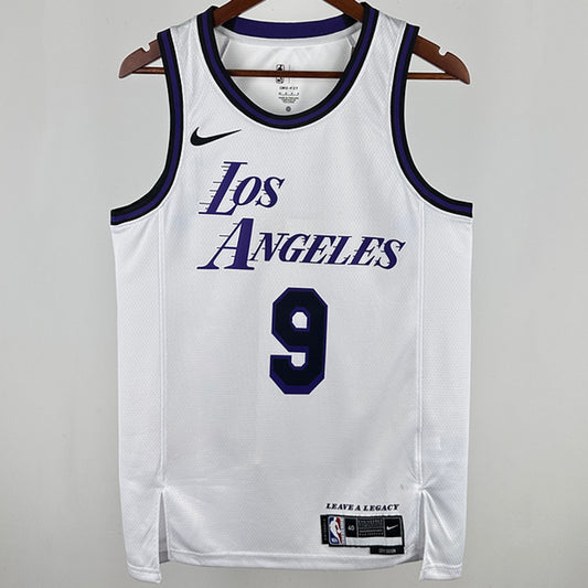 2025 Lakers JAMES JR. #9 White City Edition NBA Jerseys