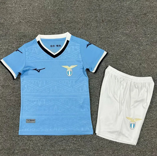 2024-25 Lazio  Home Kids Soccer Jersey Suit