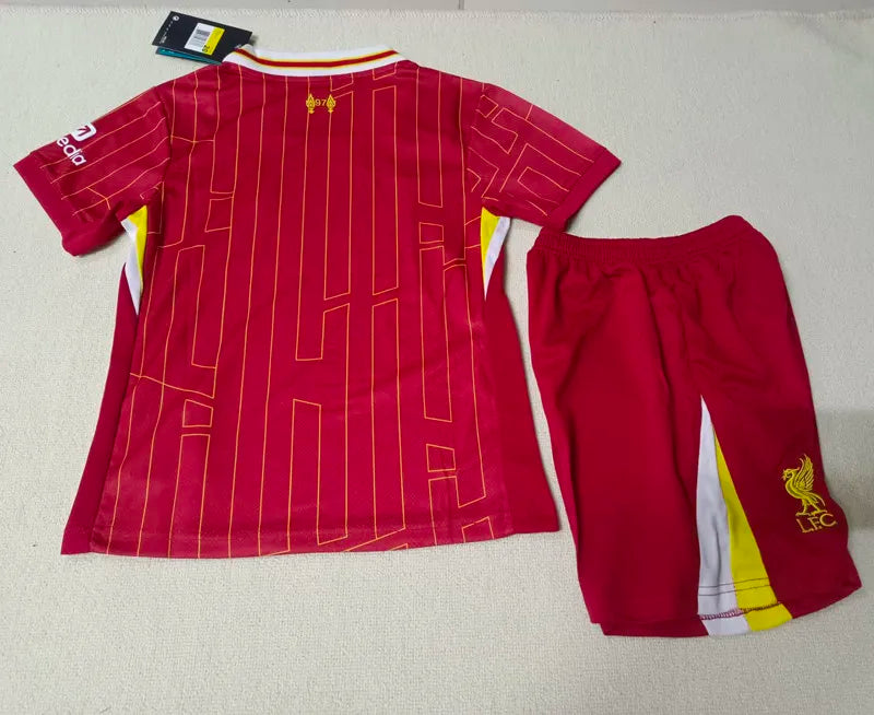 2024-25 LIV Home Kids Soccer Jersey Suit