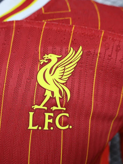 Camiseta de fútbol de manga larga para jugador del Liverpool 2024-25