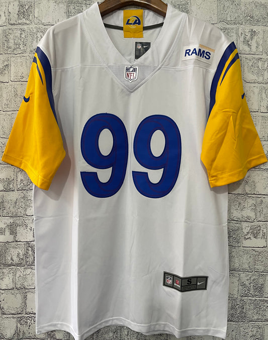 Los Angeles Rams DONALD # 99 White NFL Jersey