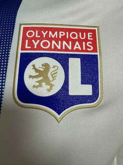 2024-25 Lyon Home Player Version Soccer Jersey