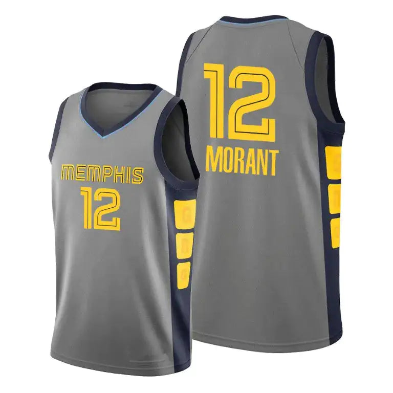 Camiseta blanca de Ja Morant de los Memphis Grizzlies para hombre