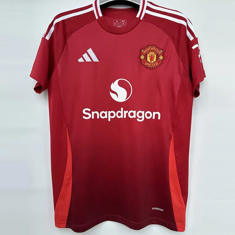 Camiseta de fútbol para aficionados del Manchester United 2024-25, 1:1