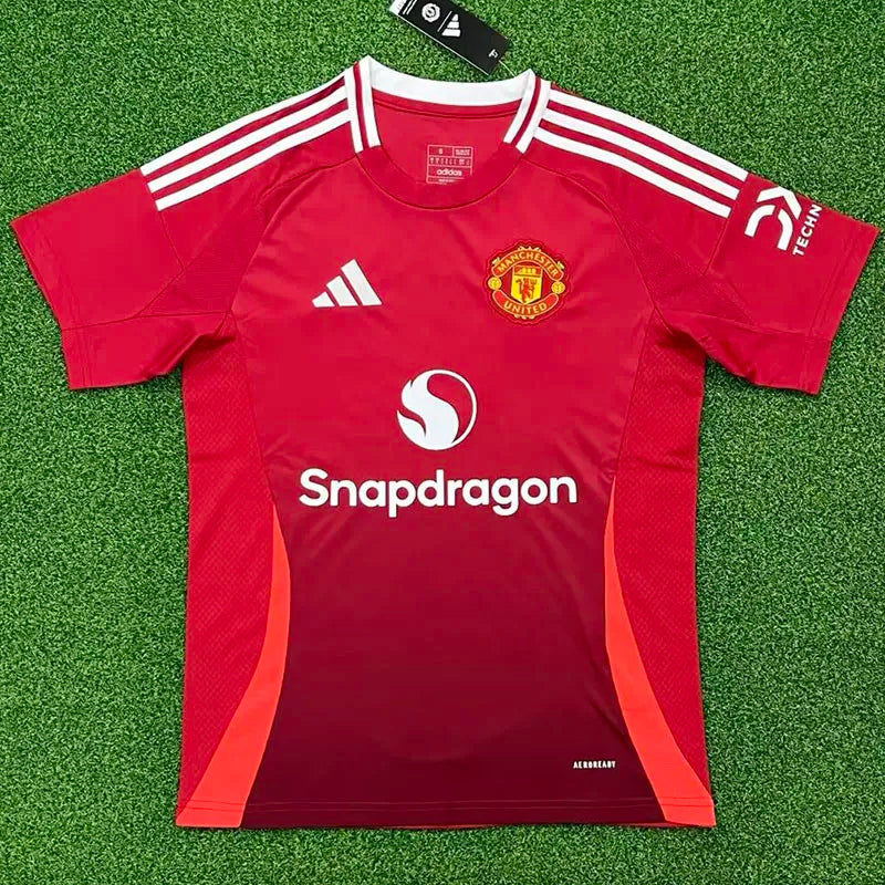 Camiseta de fútbol para aficionados del Manchester United 2024-25, 1:1