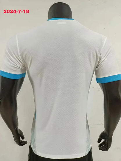 2024-25 Marseille Home Player Version Soccer Jersey