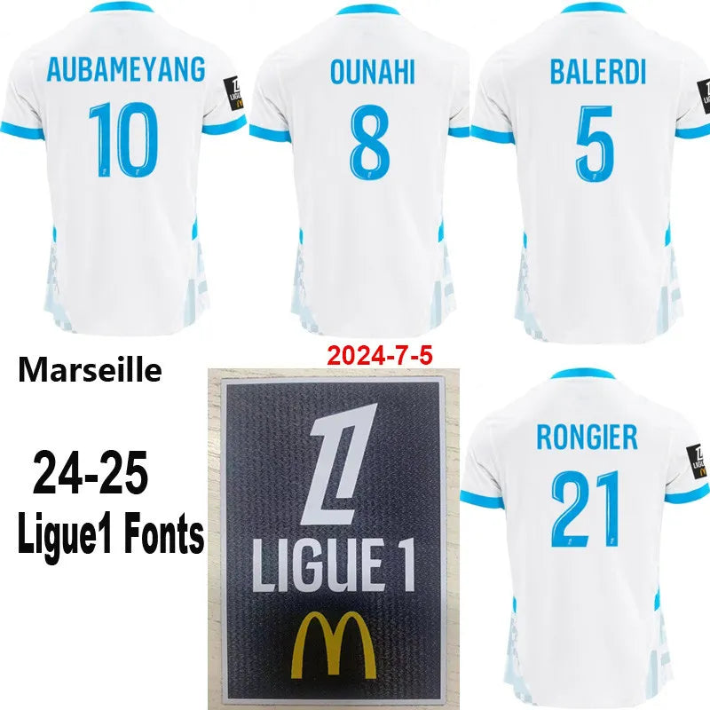 2024-25 Marseille Home Player Version Soccer Jersey