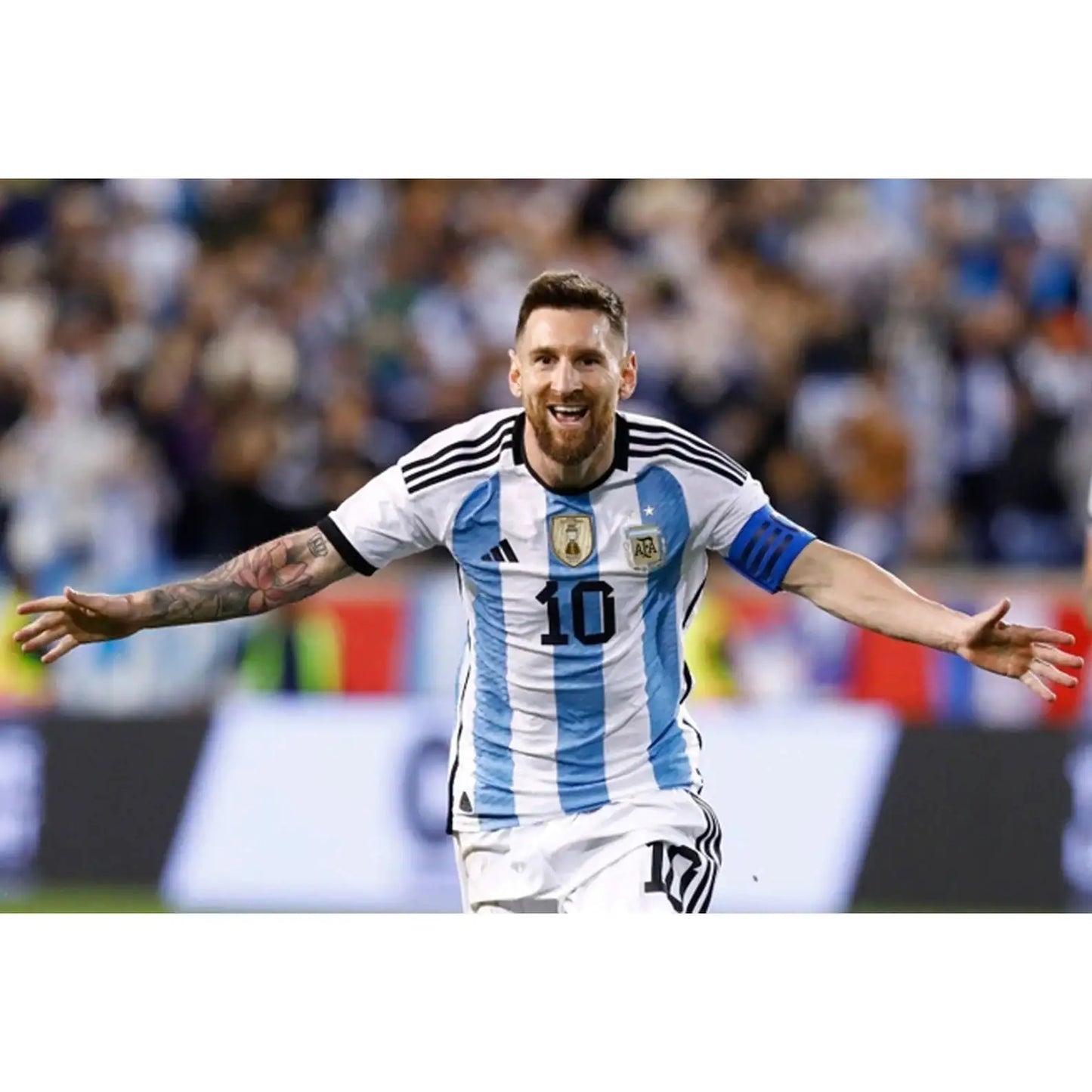 Messi #10 Argentina World Cup Champions Jersey - Home Jersey by Adidas