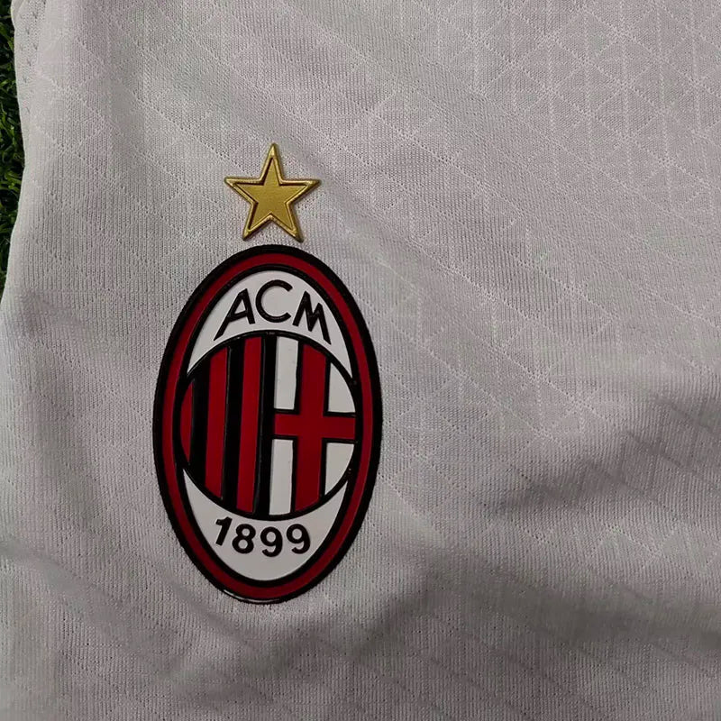 2024-25 AC Milan  Home Kids Soccer Jersey Suit