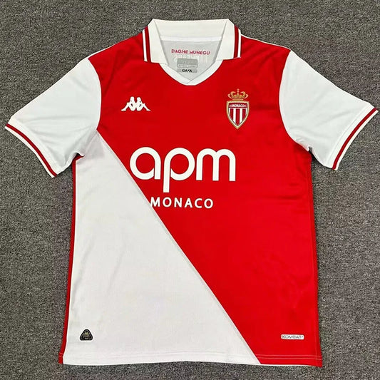 2024-25 Monaco Home Fans Soccer Jersey