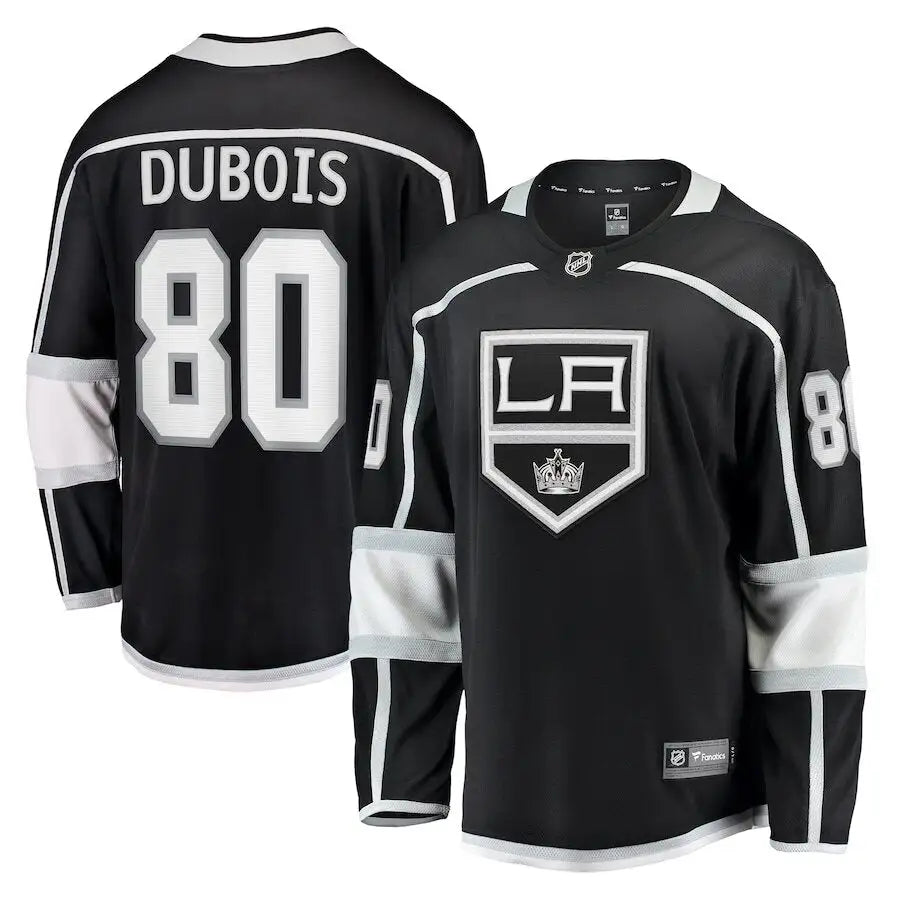 Camiseta negra de Pierre-Luc Dubois de Los Angeles Kings para hombre