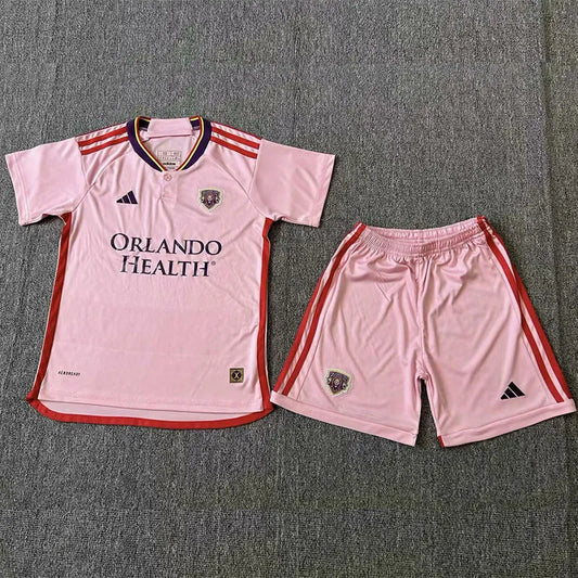 2024-25 Orlando City Away Kids Soccer Jersey Suit