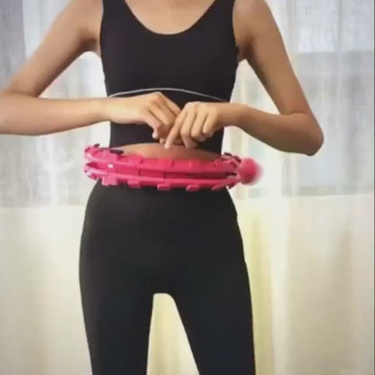 Adjustable Slimming, Shaping, Fat-Burning Hula Hoop