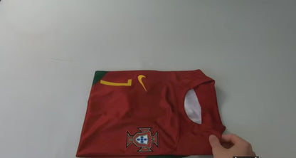 Ronaldo #7 Portugal Home Fans Soccer Jersey