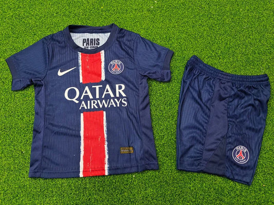 2024-25 Paris SG Home Kids Soccer Jersey Suit