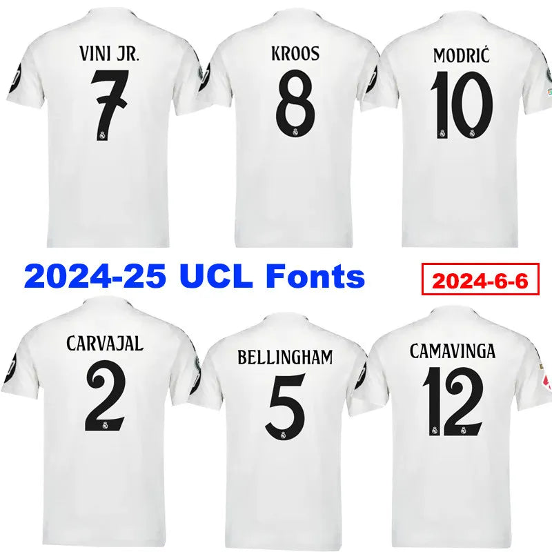 Camiseta de fútbol de la versión local del jugador de la RMA 2024-25