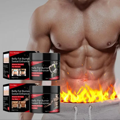 Fat Burning Cream Natural Tighten Portable Belly Fat Burner Sweat Enhancer Gift Abdominal Shaping Slimming Cream 60g