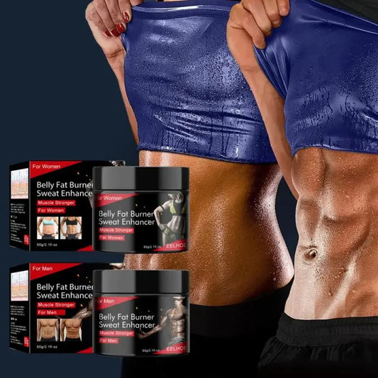 Fat Burning Cream Natural Tighten Portable Belly Fat Burner Sweat Enhancer Gift Abdominal Shaping Slimming Cream 60g