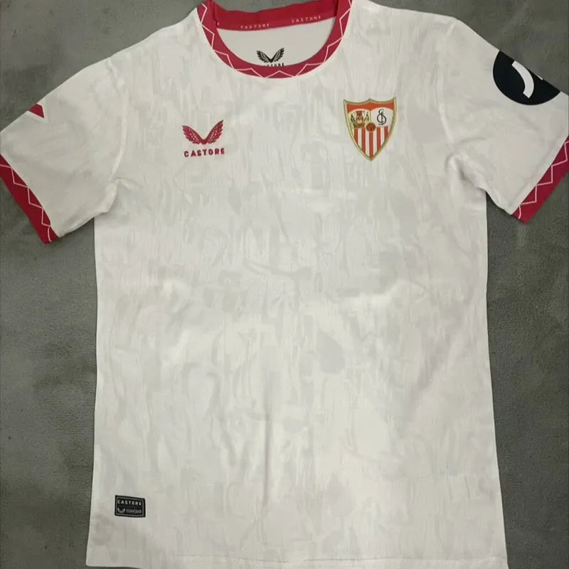 2024-25 Sevilla Home Fans Soccer Jersey