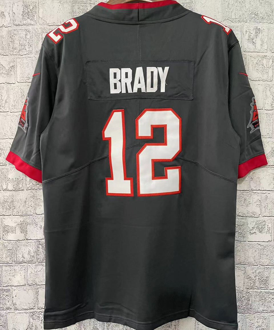 Men's Tampa Bay Buccaneers BRADY # 12 Black NFL Jersey