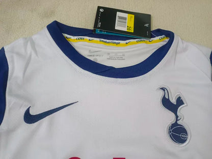 2024-25 Tottenham Home Kids Soccer Jersey Suit