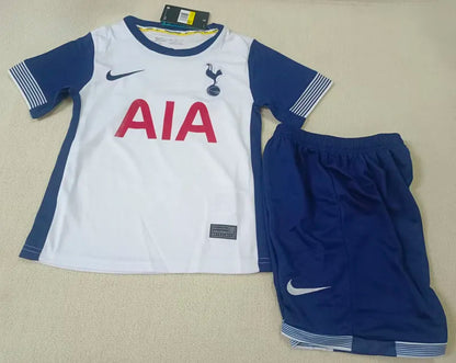 2024-25 Tottenham Home Kids Soccer Jersey Suit