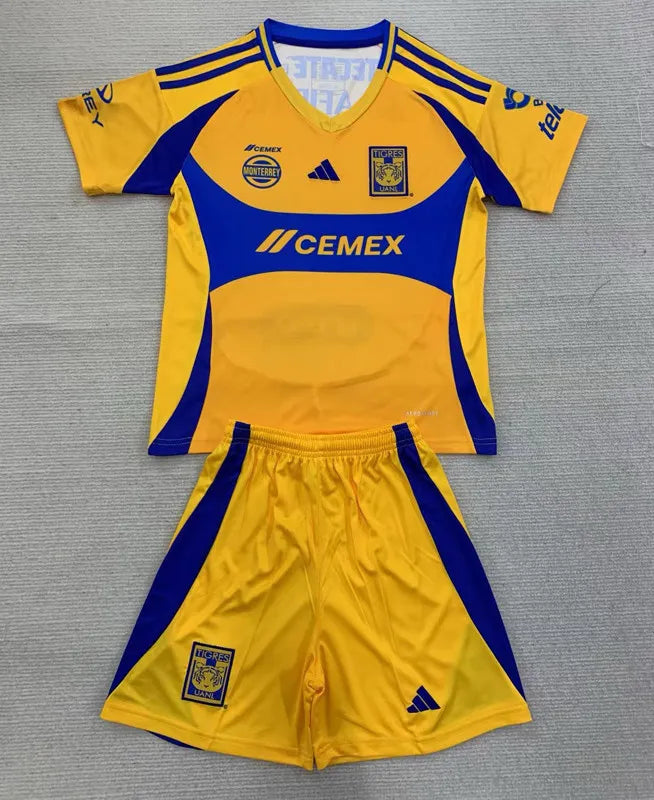 2024-25 Tigres UANL Home Kids Soccer Jersey