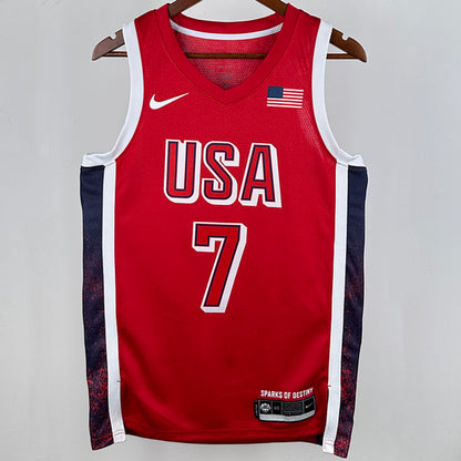 2024 Team USA JAMES #6 Red NBA Jersey