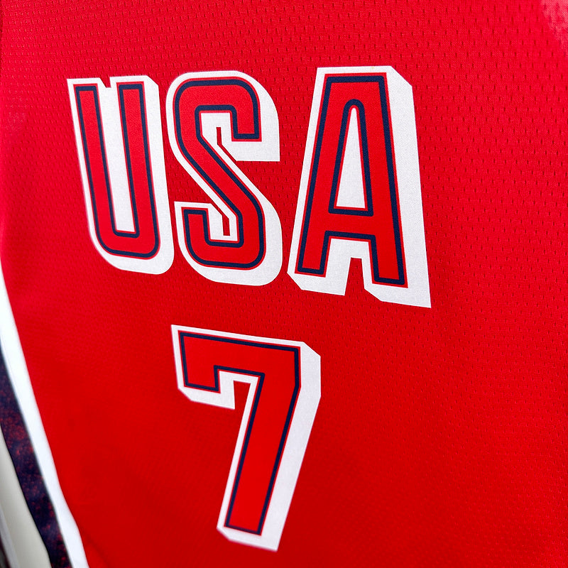 2024 Team USA JAMES #6 Red NBA Jersey