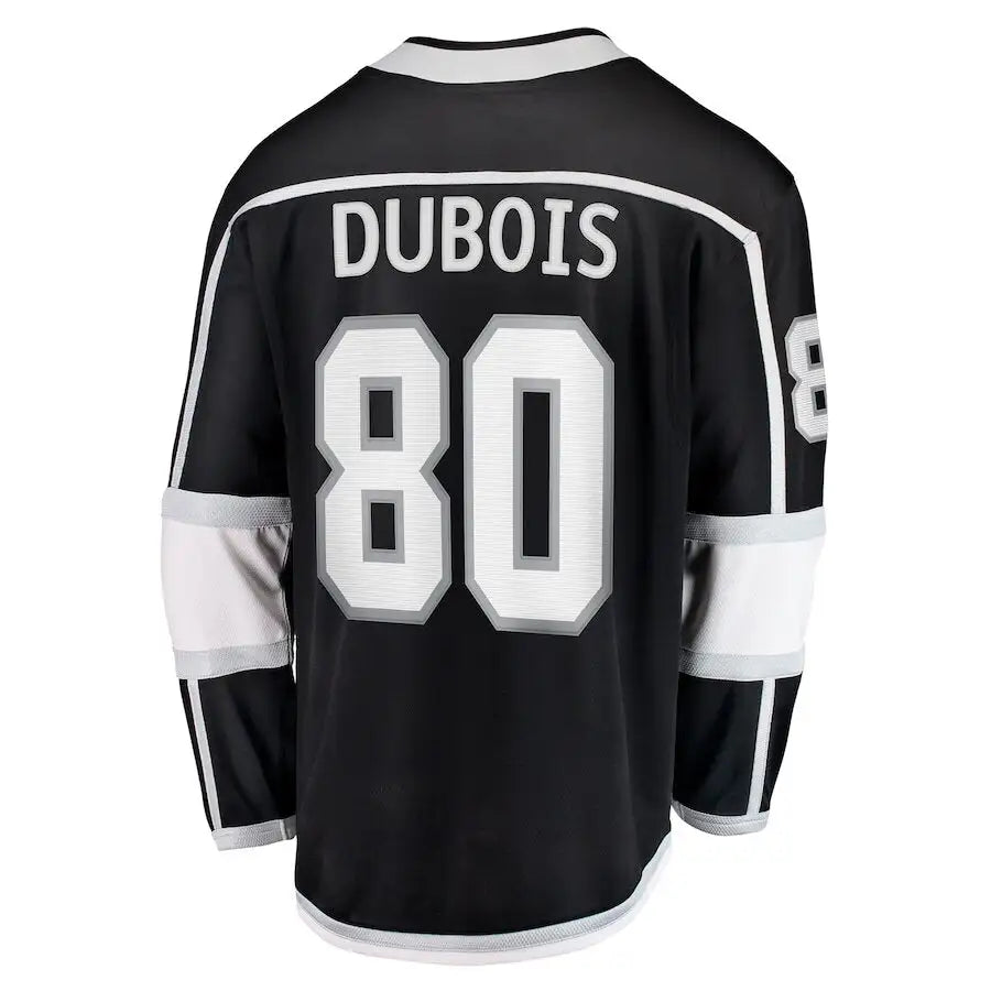 Camiseta negra de Pierre-Luc Dubois de Los Angeles Kings para hombre