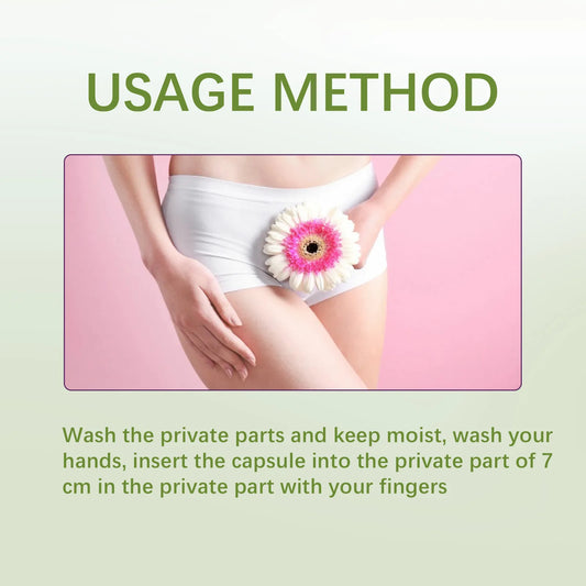 SOUTH MOON Vaginal Firming Capsules Anti-Itching Detox Tightening Private Part Peculiar Smell Eliminate Vagina Narrow Feminine Hygiene Care