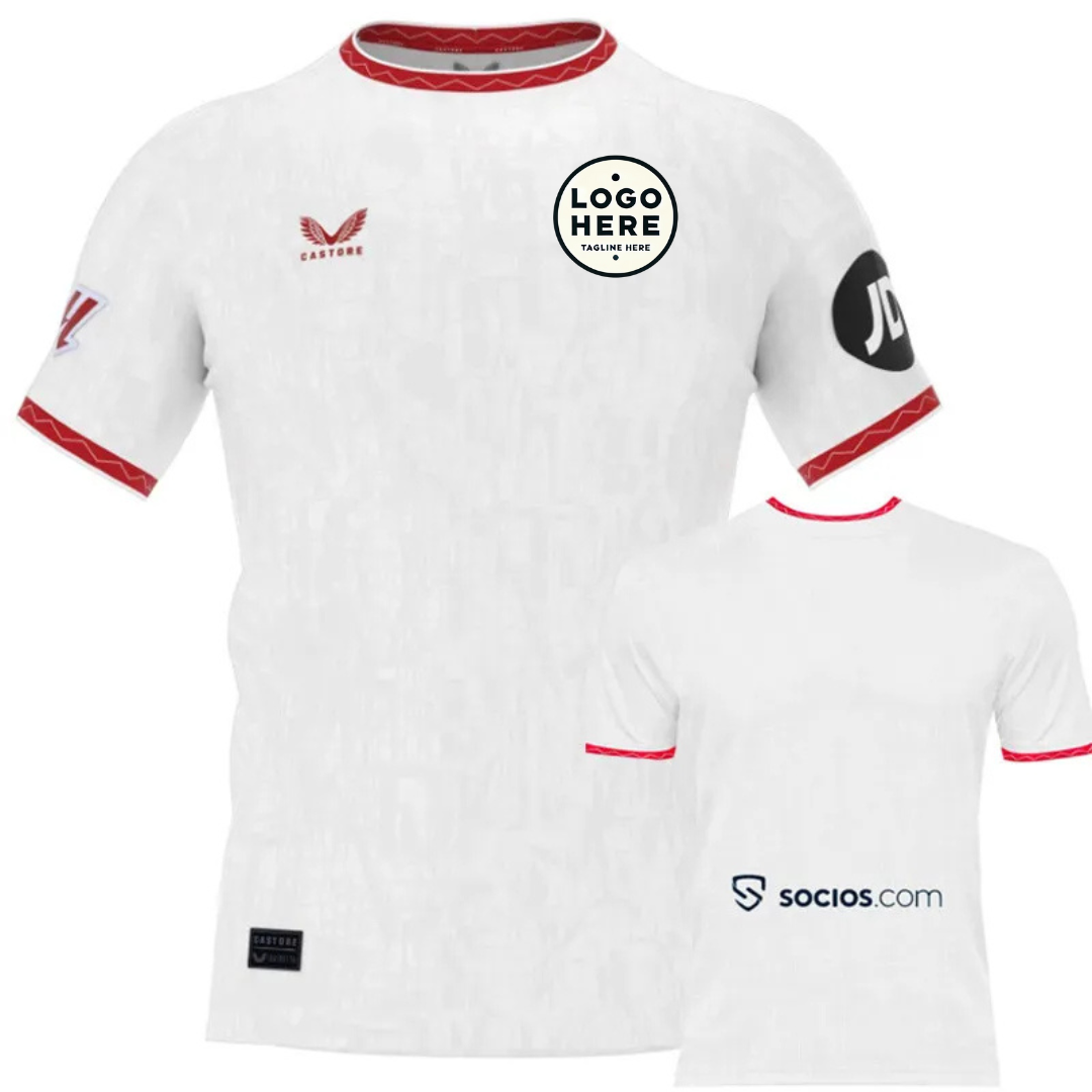 2024-25 Sevilla Home Fans Soccer Jersey