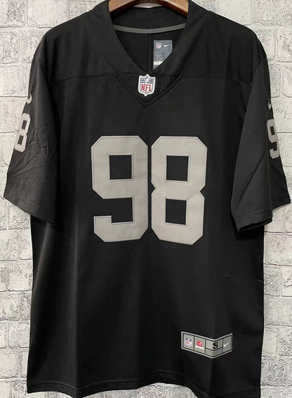 Men's Las Vegas Raiders CROSBY # 98 Black NFL Jersey