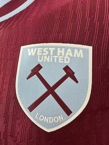 2024-25 West Ham Home Player Version Soccer Jersey