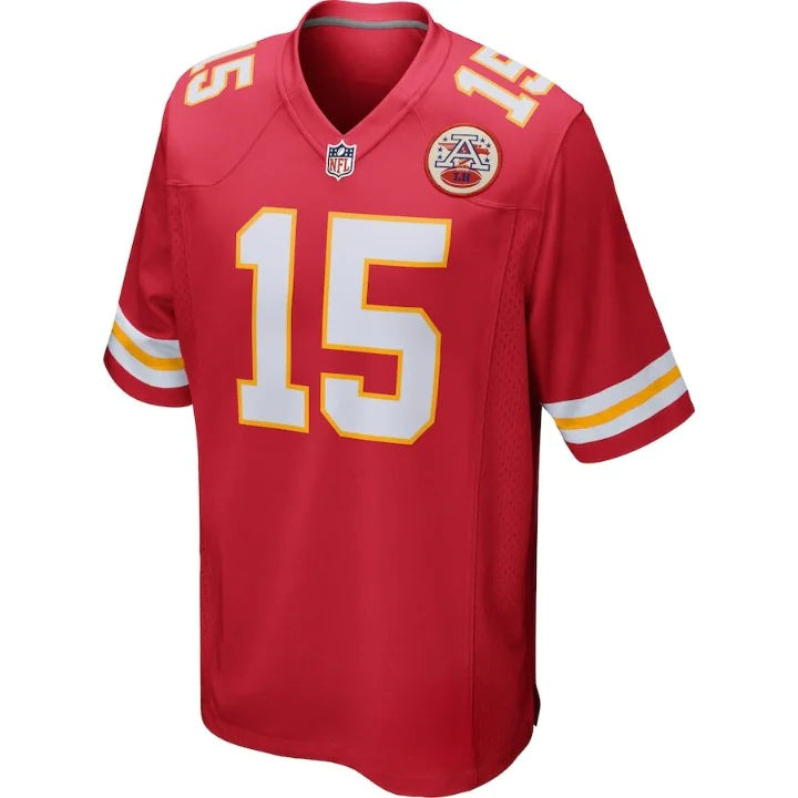 Camiseta roja de Patrick Mahomes de los Kansas City Chiefs para hombre